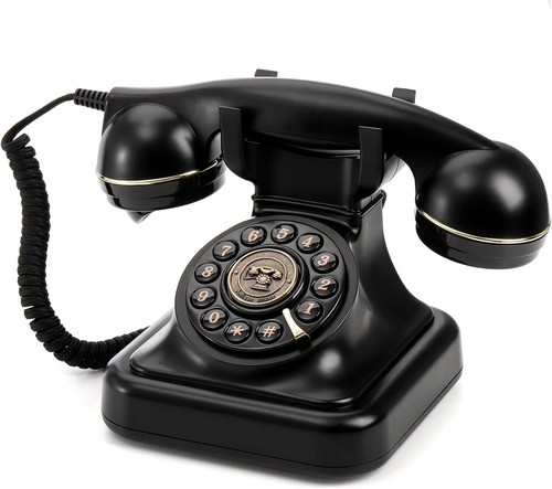 Retro landline telephone - retro,