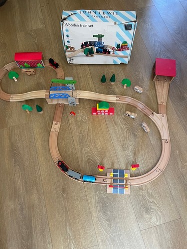 Piece wooden train set - piece, john
