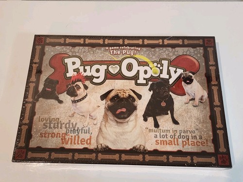 Pugopoly monopoly pug board - pugopoly,