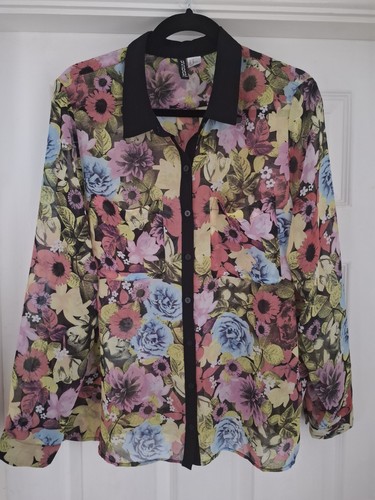 Ladies divided floral - divided,