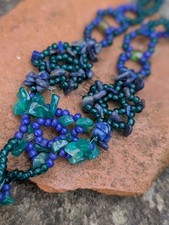 Vintage Malachite Lapis Chip