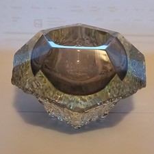 RETRO 1960s MURANO GLASS DISH/ASHTRAY....RARE SHAPE