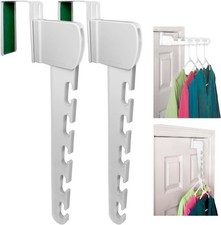 Wonder Hanger Over The Door 2-Pack Organizer for Clothes Hangers, Space-Saving C
