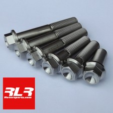 M10 Titanium Hex Head Flange Bolt  M10x25mm 1.25 pitch