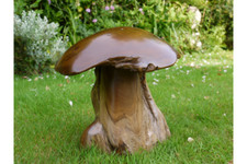 Wooden Garden Mushroom Recycled Teak Wood 3780s
