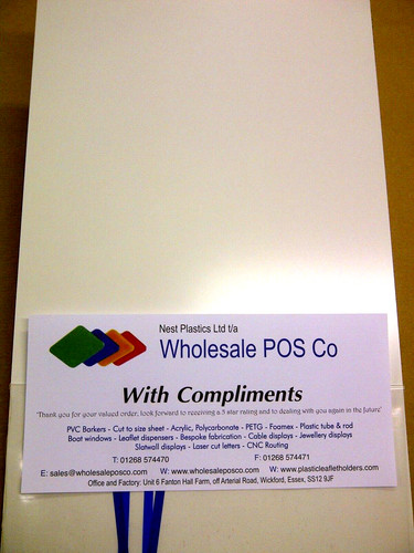 White aluminum composite - white, sheet