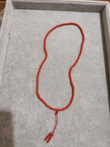 4mm natural red - natural, coral