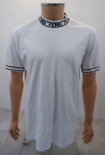 Fendi Mens T Shirt Top Size XL White Short Sleeve Logo Print 