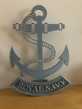 Royal Navy Anchor badge silhouette, Ensignia, Emblem, Desktop ornament