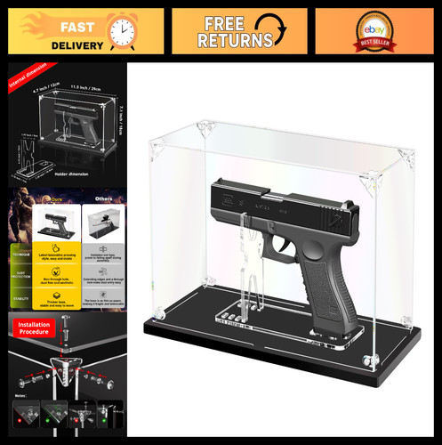 Acrylic gun display - gun,