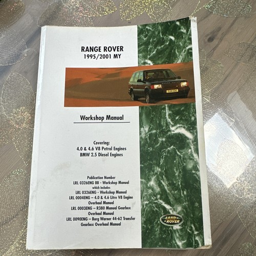 Workshop manual range rover - workshop,