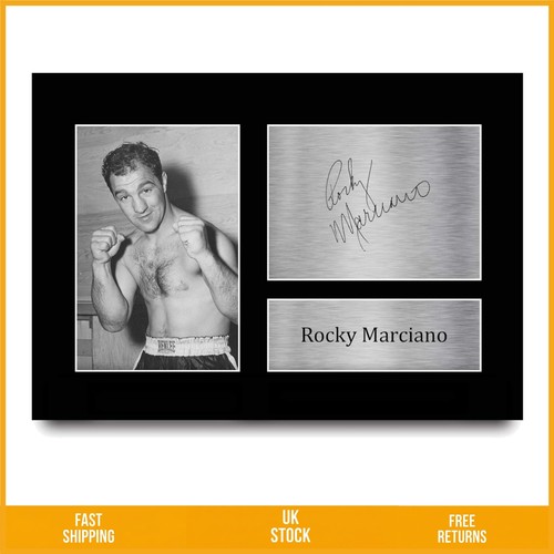 Iconic rocky marciano signed - iconic,
