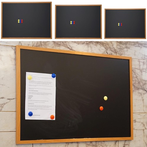 Blackboard magnetic wooden - magnetic,