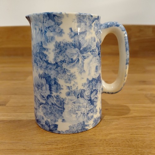Heron cross pottery blue - blue, white