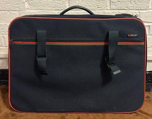 Delsey navy wheeled - wheeled, soft
