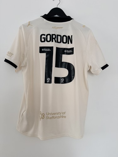 Port vale match worn - port, 25/26