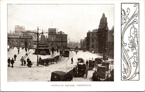 Fitzalan square busy - fitzalan, street