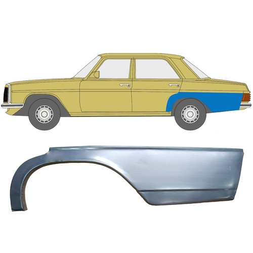 Rear wing repair panel - , for
