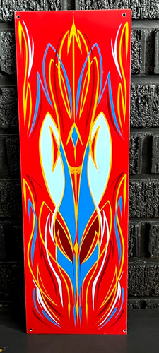 Painted pinstriping hot rat - painted,
