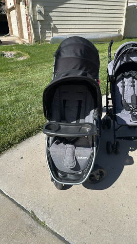Joovy double stroller folding - double,
