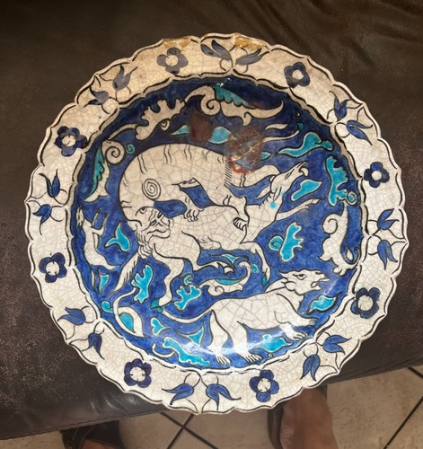 Isnik large dish lachenal - isnik,