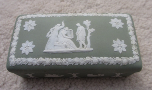 Wedgewood green jasperware - green,