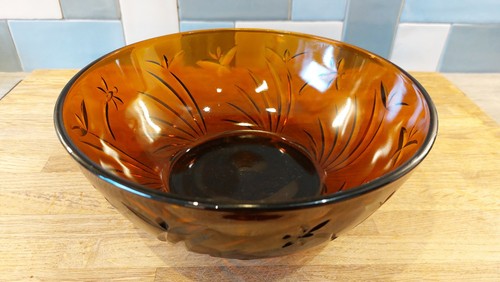 Vintage amber glass - vintage,