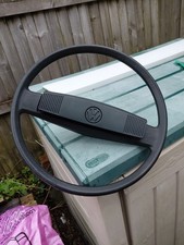VW T25/T3 CAMPER '80 - '83. STEERING WHEEL - PADDED TYPE. (ORIGINAL VW PART)