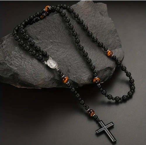 Rosary beads with - st, benedict
