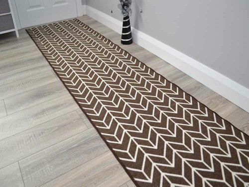 Very long hallway rug hard - long,
