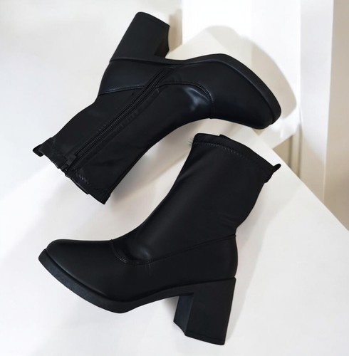 Women black faux leather - women's,