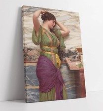 JOHN WILLIAM GODWARD, A FAIR REFLECTION -CANVAS WALL ARTWORK PIC PRINT