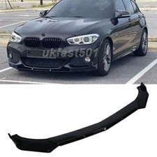 For BMW 1 Series F20 F21 2011-2019 Front Bumper Lip Spoiler Splitter Gloss