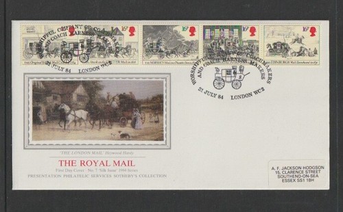 1984 sg1258 silk fdc - gb,