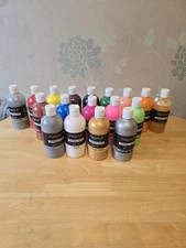 Magicfly 18 Tempera paint 380ml 12.85fl oz  bottles. 2 Bottles Slightly Used.