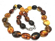 Vintage 925 Silver Amber