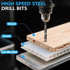 Twist Drill Bits Set, 60 Piece