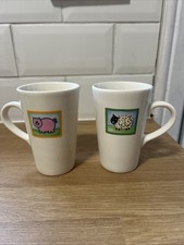 Set mugs pig sheep - of, 2