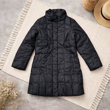 Women's Black Long Padded