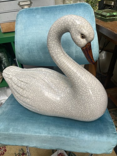 Vintage ceramic white glossy - white,