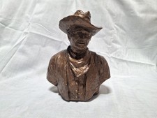 Vintage 1982 John Wayne Trail Boss Bust Sculpture 