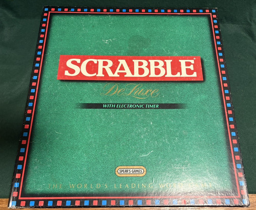 Scrabble deluxe board - scrabble,