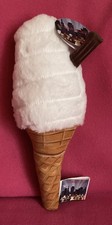 Mr Whippy 99 Ice Cream With Flake In Cornet Snack Food Soft Plush Toy 11” Tag