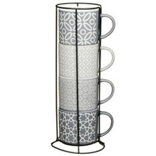 Jumbo Embossed Stacking Mug