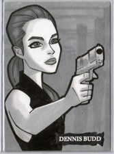 HEROES PSC SKETCH CARD - FUTURE CLAIRE by DENNIS BUDD