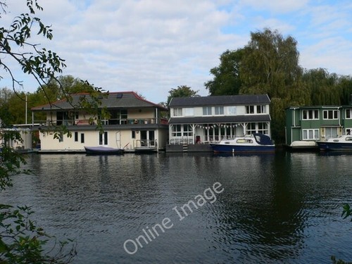 Photo 6x4 houseboats - houseboats, on