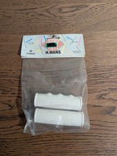 Vintage White Bicycle Grips