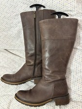 Duo 'Brindisi' Brown Wide Leg Knee Boots Size 6