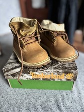 Timberland childs roll top boots size 5 1/2 