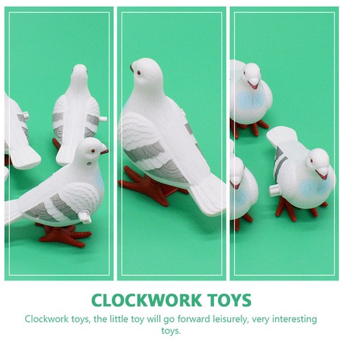 White wind clockwork bird - up,